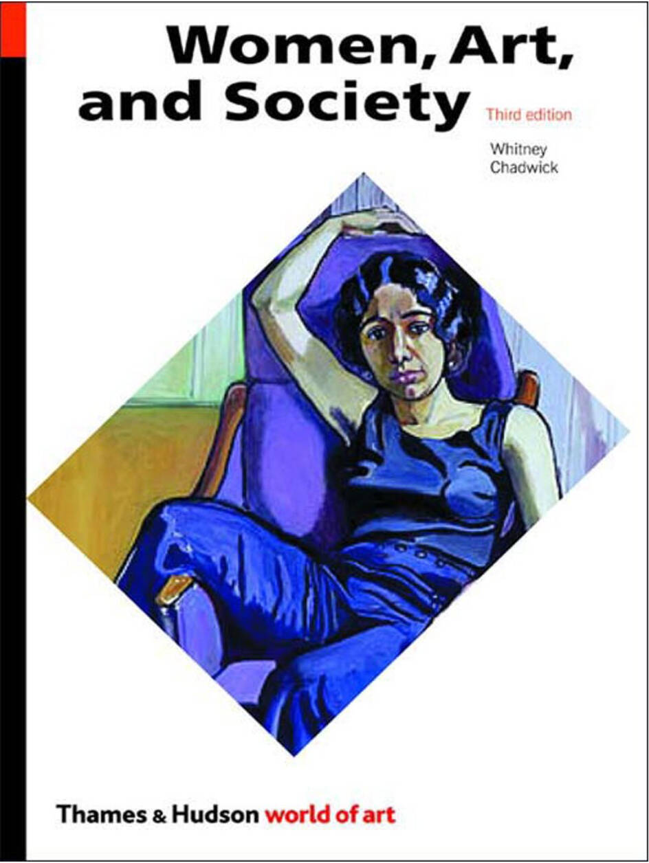 Title cover for the book "Women, Art, and Society"